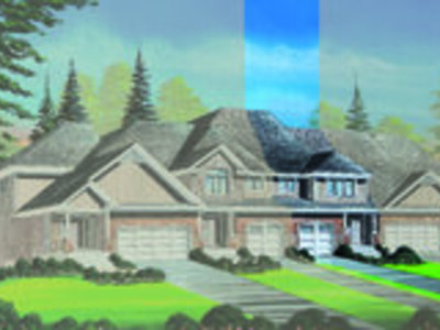 The Town C new home model plan at the St Jacobs by Bromberg Homes in St. Jacobs