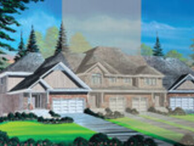 The Town A new home model plan at the St Jacobs by Bromberg Homes in St. Jacobs