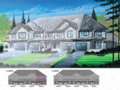 The Town D new home model plan at the Stratford Fairgrounds by Bromberg Homes in Stratford