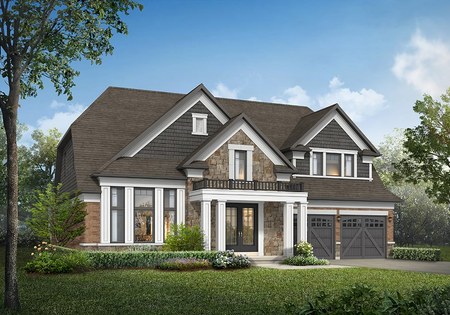 The Chatham new home model plan at the Westham Park by Fernbrook Homes in Oakville