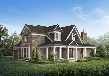 The Bourne new home model plan at the Westham Park by Fernbrook Homes in Oakville