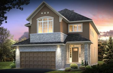 The Berkshire 2 new home model plan at the Blackstone by Cardel Homes in Kanata