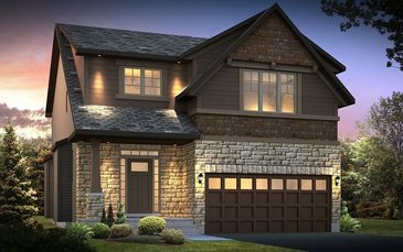 The Devonshire 2 new home model plan at the Blackstone by Cardel Homes in Kanata