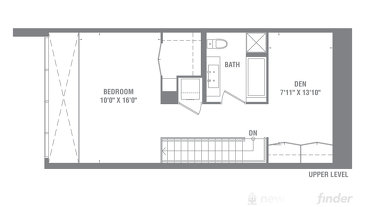 One Bedroom + Den by Fernbrook Homes floor plan