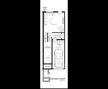 3 Bed + Rec Room by Granite Homes floor plan