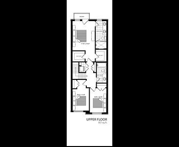 3 Bed + Rec Room by Granite Homes floor plan