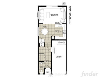 Victoria by Granite Homes floor plan