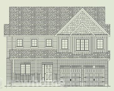 The Lilac new home model plan at the Baldwin Drive by Granite Homes in Cambridge