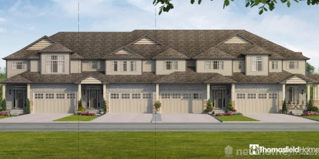 Nantucket floor plan at Aventine Hill at Bird Landing by Thomasfield Homes Limited in Guelph, Ontario