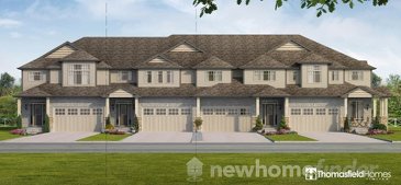 The Nantucket new home model plan at the Aventine Hill at Bird Landing by Thomasfield Homes Limited in Guelph