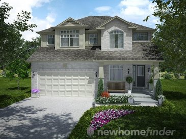 The Harris new home model plan at the Mayberry Hill by Thomasfield Homes Limited in Guelph