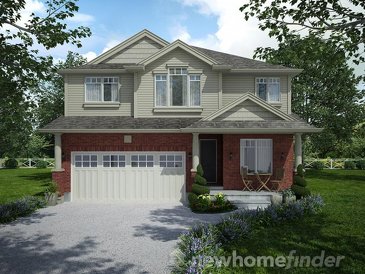 The MacDonald new home model plan at the Mayberry Hill by Thomasfield Homes Limited in Guelph