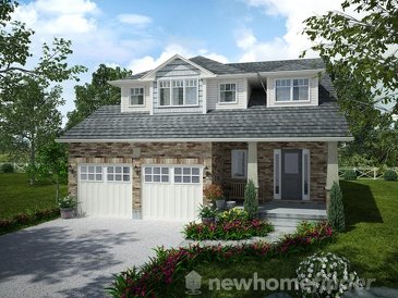 The Johnston new home model plan at the Mayberry Hill by Thomasfield Homes Limited in Guelph