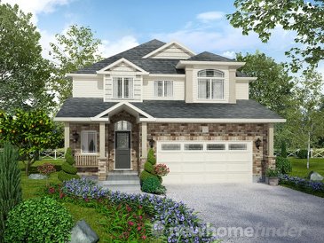 The Tisbury 2 new home model plan at the Mayberry Hill by Thomasfield Homes Limited in Guelph