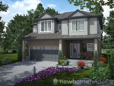 The Carmichael new home model plan at the Mayberry Hill by Thomasfield Homes Limited in Guelph