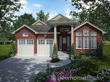 The Springwater new home model plan at the Mayberry Hill by Thomasfield Homes Limited in Guelph