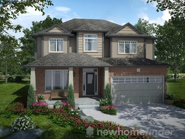 The Lakefield new home model plan at the Mayberry Hill by Thomasfield Homes Limited in Guelph