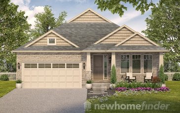 The Springwater 50 new home model plan at the Mayberry Hill by Thomasfield Homes Limited in Guelph