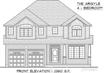 The Argyle 4 new home model plan at the Trillium Woods by Thomasfield Homes Limited in Woodstock