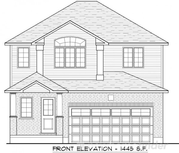 Kingsville floor plan at Tiffany Ridge by Thomasfield Homes Limited in Woodstock, Ontario
