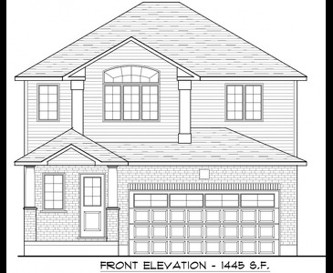 The Kingsville new home model plan at the Tiffany Ridge by Thomasfield Homes Limited in Woodstock