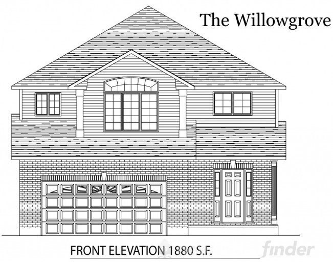 Willowgrove floor plan at Tiffany Ridge by Thomasfield Homes Limited in Woodstock, Ontario