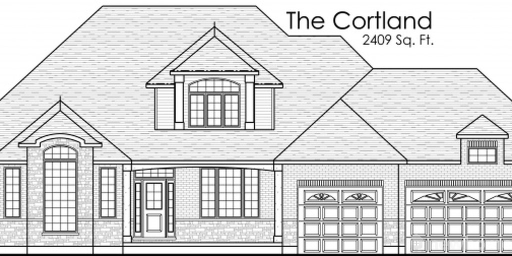 Cortland floor plan at Burgessville Manor Estates by Thomasfield Homes Limited in Burgessville, Ontario