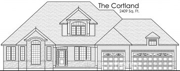 The Cortland new home model plan at the Burgessville Manor Estates by Thomasfield Homes Limited in Burgessville