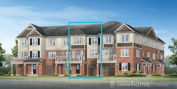 The Dorchester new home model plan at the Hawthorne South Village by Mattamy Homes in Milton