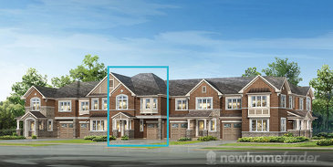 The Windsor new home model plan at the Hawthorne South Village by Mattamy Homes in Milton