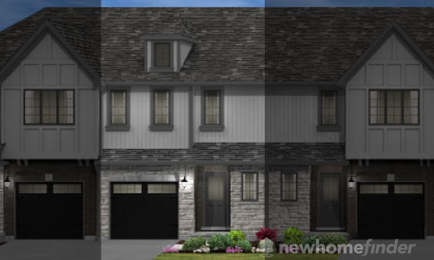 Blair floor plan at Blackbridge Towns by Granite Homes in Cambridge, Ontario