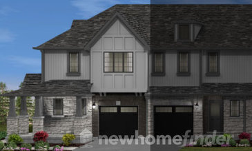 The Seneca new home model plan at the Blackbridge Towns by Granite Homes in Cambridge