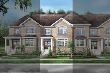 The Jasper 1 new home model plan at the Saddle Ridge by Starlane Home Corporation in Milton