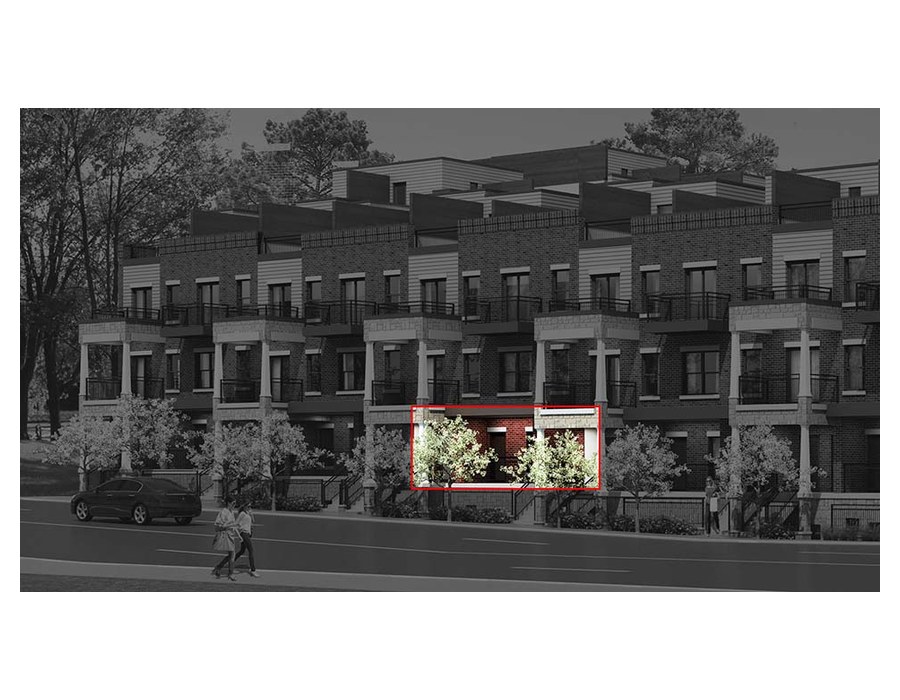 Central Park - Type E Suite 211 floor plan at High Park Urban Towns by Caliber Homes in Aurora, Ontario