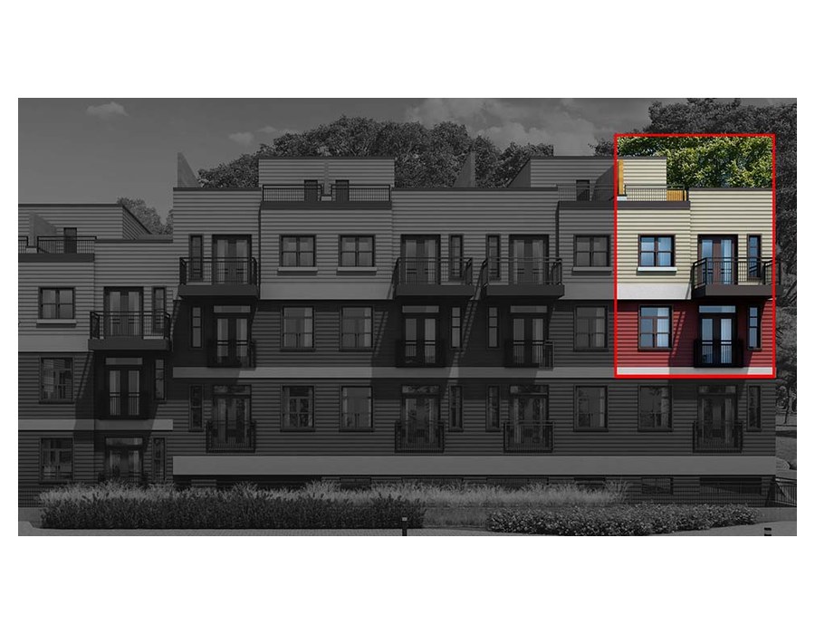 High Park - Type J Suite 239 floor plan at High Park Urban Towns by Caliber Homes in Aurora, Ontario