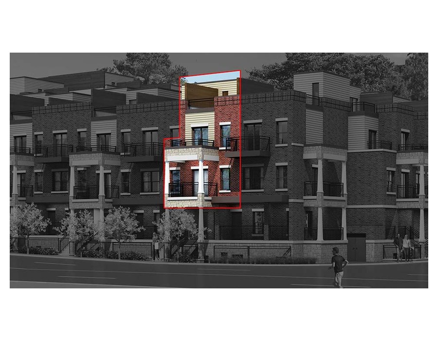 High Park - Type N2 Suite 212 floor plan at High Park Urban Towns by Caliber Homes in Aurora, Ontario