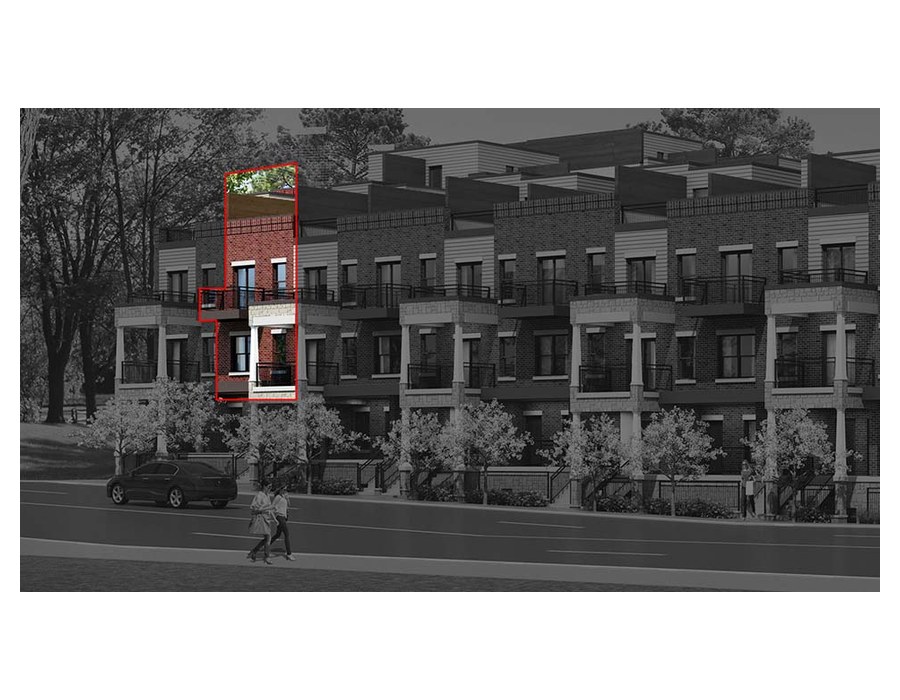 High Park - Type N3 Suite 221 floor plan at High Park Urban Towns by Caliber Homes in Aurora, Ontario