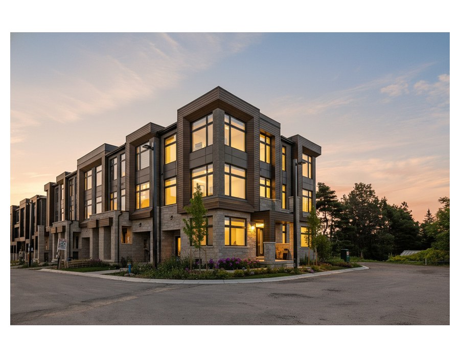 Varley End Elev. B Unit 23 floor plan at The Towns of Rutherford Heights by Caliber Homes in Woodbridge, Ontario