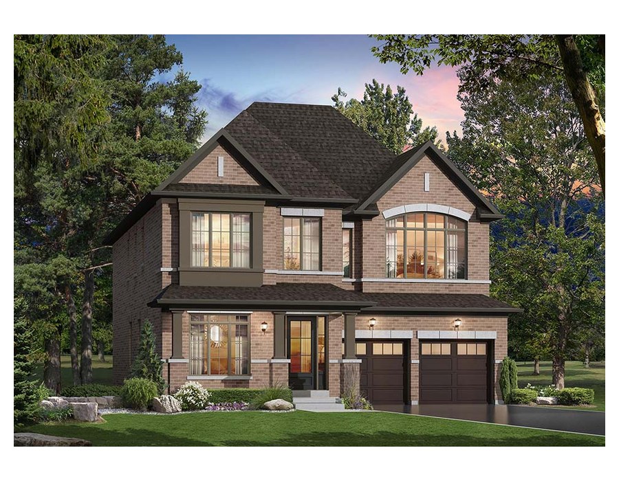 The Ruby 1 new home model plan at the Upper Mayfield Estates by Caliber Homes in Brampton