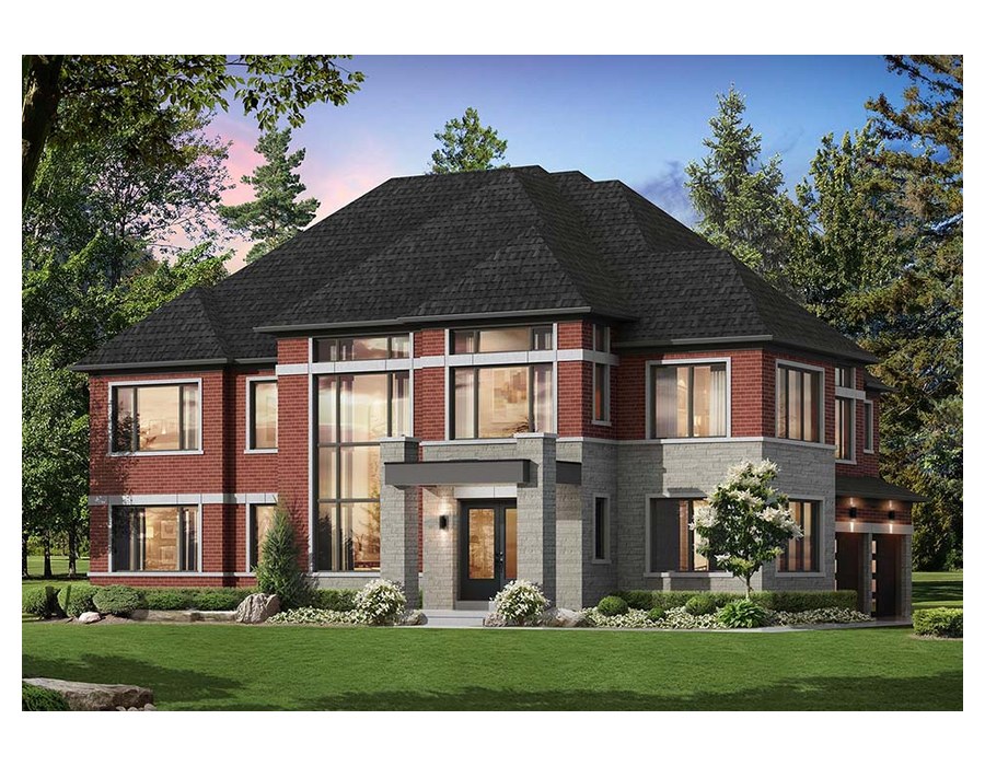 The Ruby 5 new home model plan at the Upper Mayfield Estates by Caliber Homes in Brampton