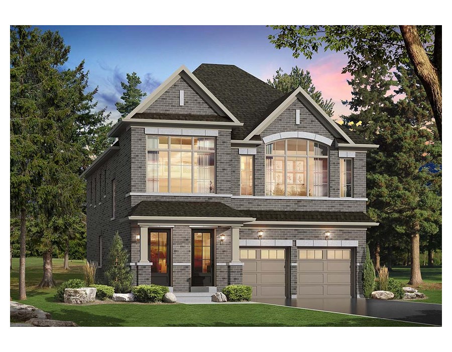 The Sapphire 5 new home model plan at the Upper Mayfield Estates by Caliber Homes in Brampton