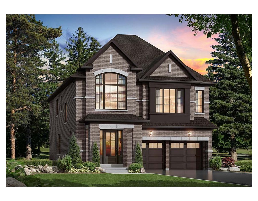 The Sapphire 6 new home model plan at the Upper Mayfield Estates by Caliber Homes in Brampton
