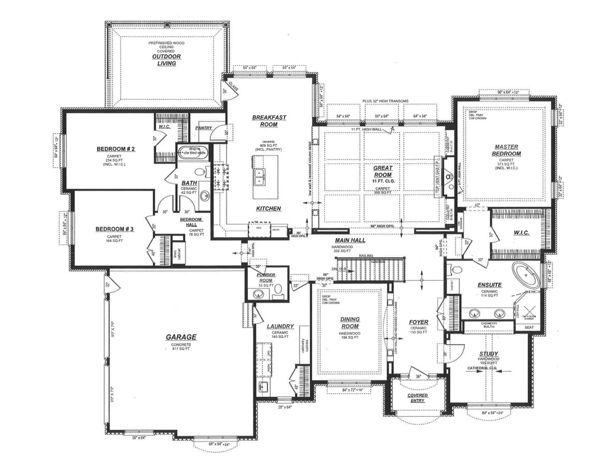 Custom Bungalow by Charleston Homes floor plan