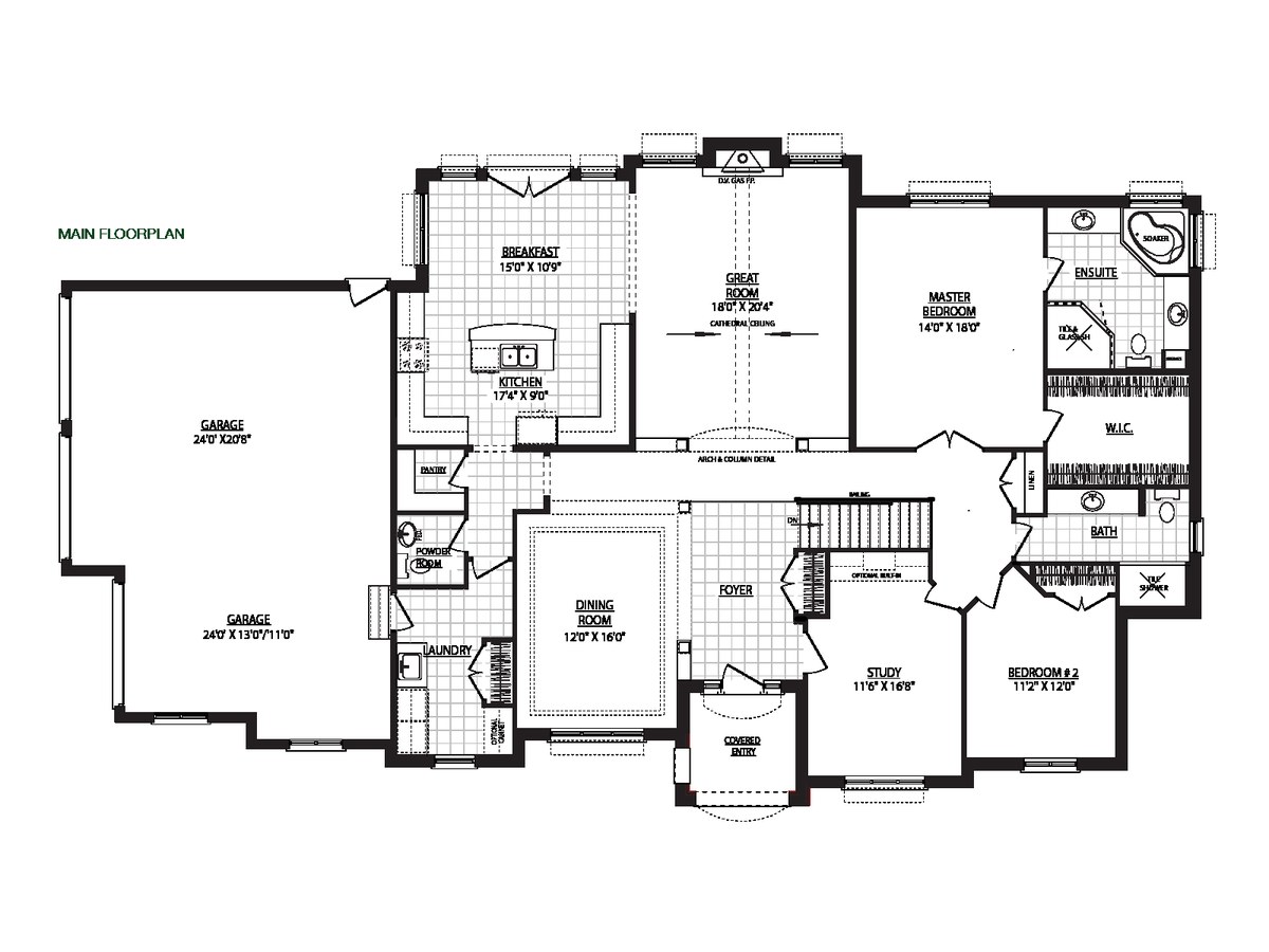 The Aberfoyle by Charleston Homes floor plan