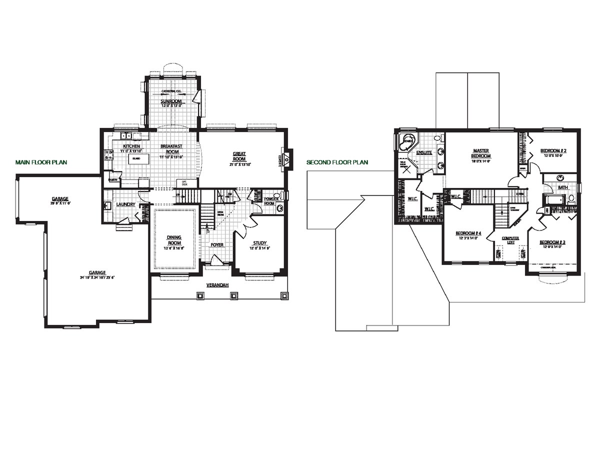 The Elora by Charleston Homes floor plan