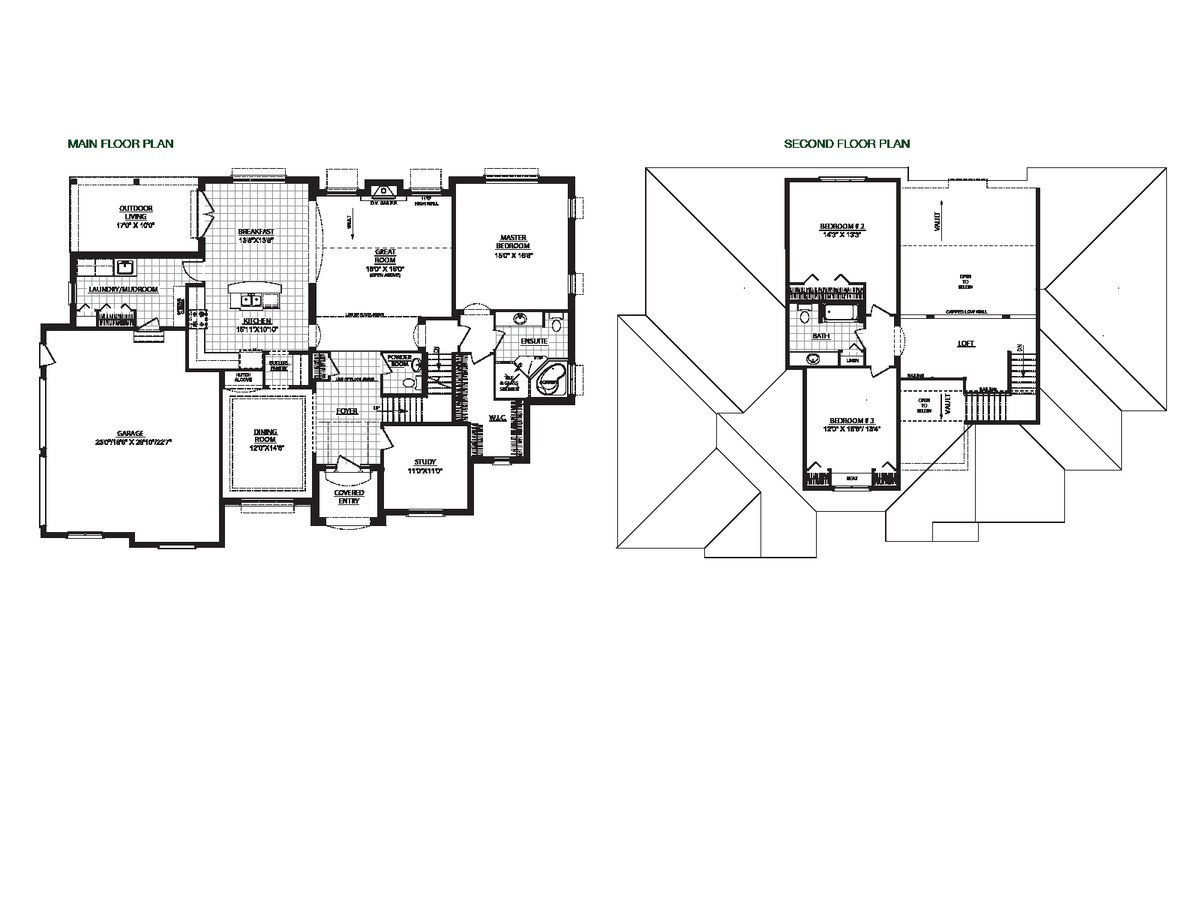 The Halton by Charleston Homes floor plan