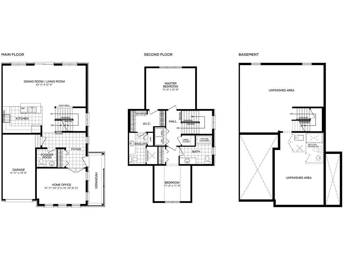 End Unit by Charleston Homes floor plan