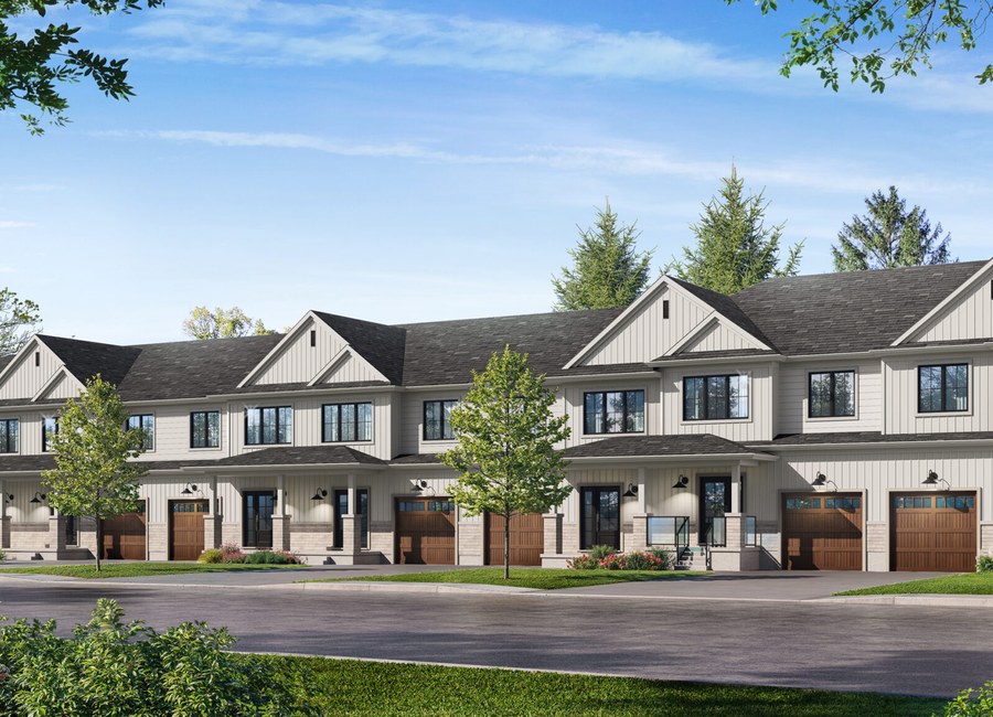 The Three Bedroom Townhome | End w/ Side Entry new home model plan at the Harmony Court by Charleston Homes in Rockwood