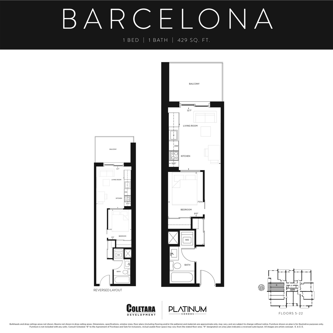 Barcelona by Coletara floor plan