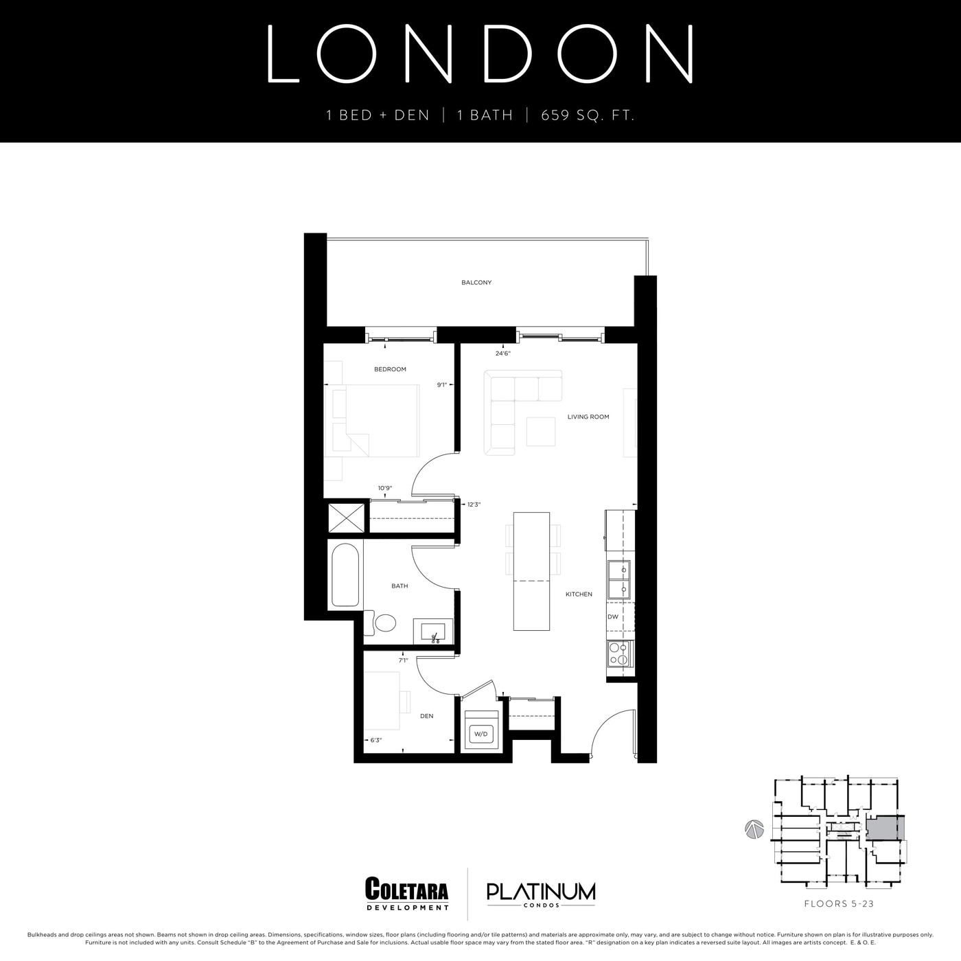 London by Coletara floor plan